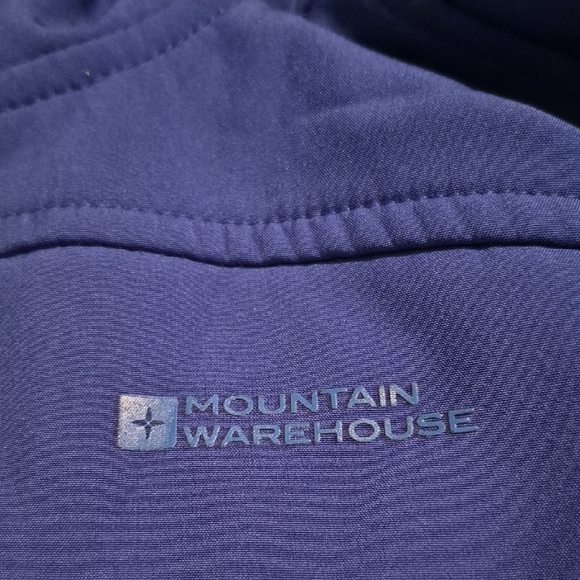 Mountain Warehouse Kids Blue and Green Hooded Jacket SIZE 7/8 - Picture 5 of 6